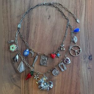 Free People Maxamillion Charm Necklace